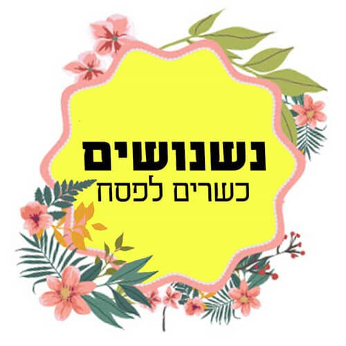 נישנושים כשרים לפסח